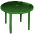 Стол пластм. садовый круглый ф-91 см.зеленый 